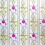 Витражная самоклеющаяся пленка Film c тиснением M005, рулон 2х0,9 м