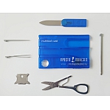 Карта-мультитул Просто-Полезно синяя (12 предметов)